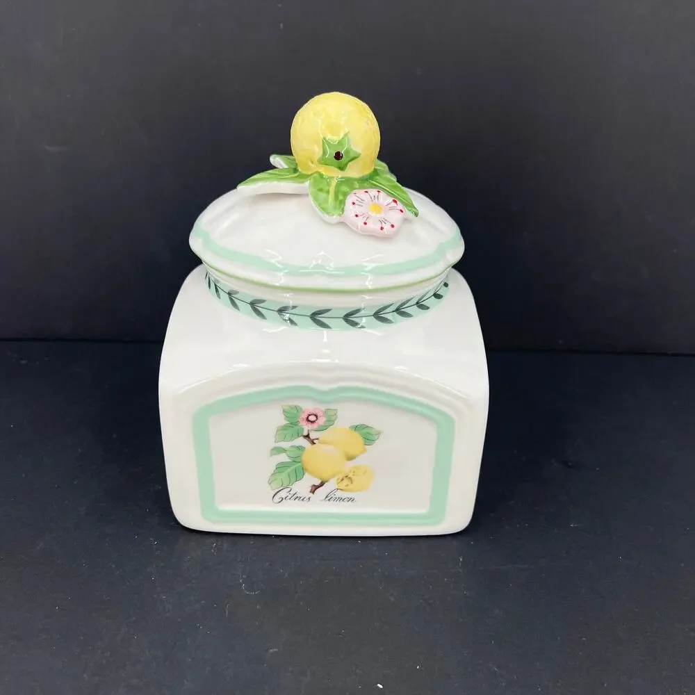 Villeroy & Boch French Garden Charm Citrus small canister